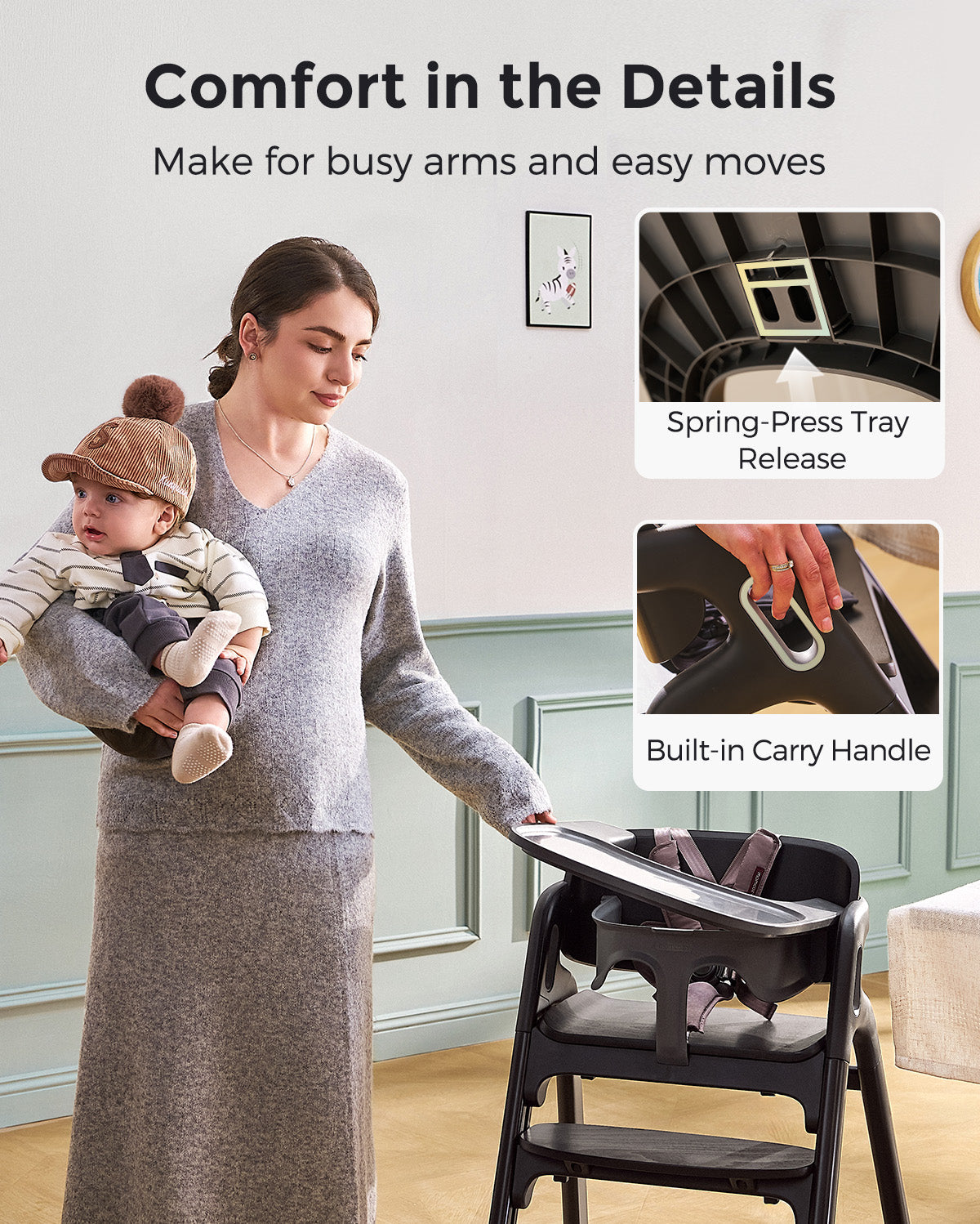 Momcozy DinerPal High Chair