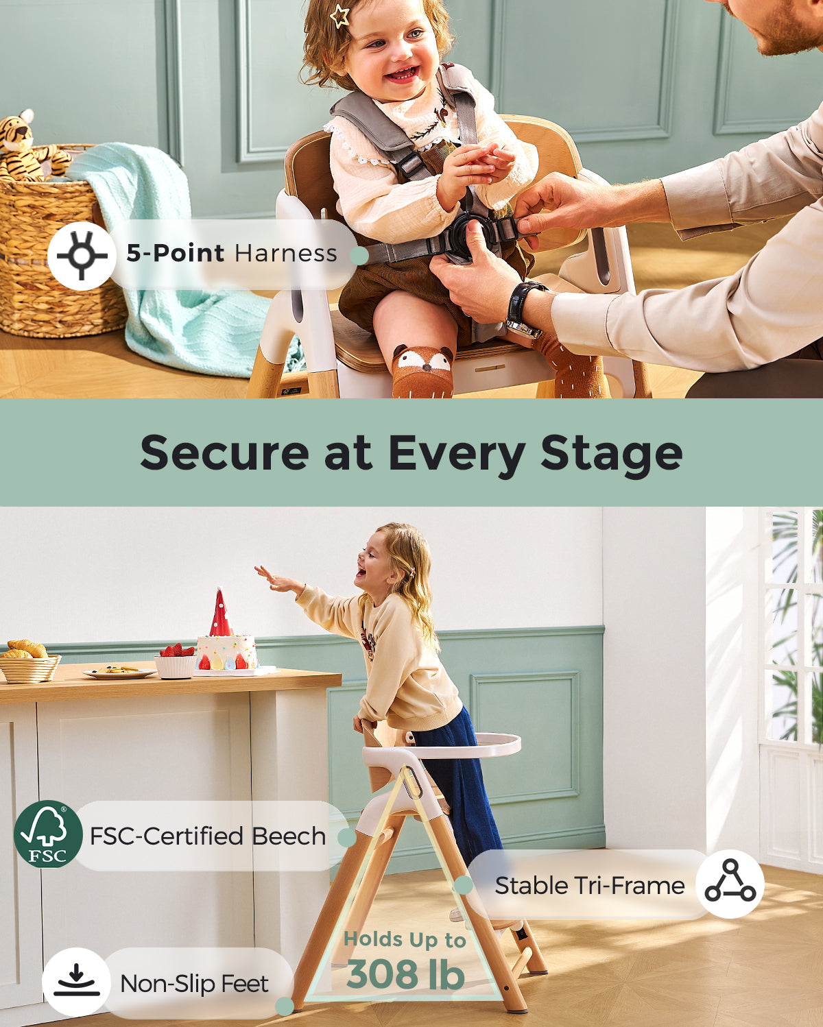 Momcozy DinerPal High Chair