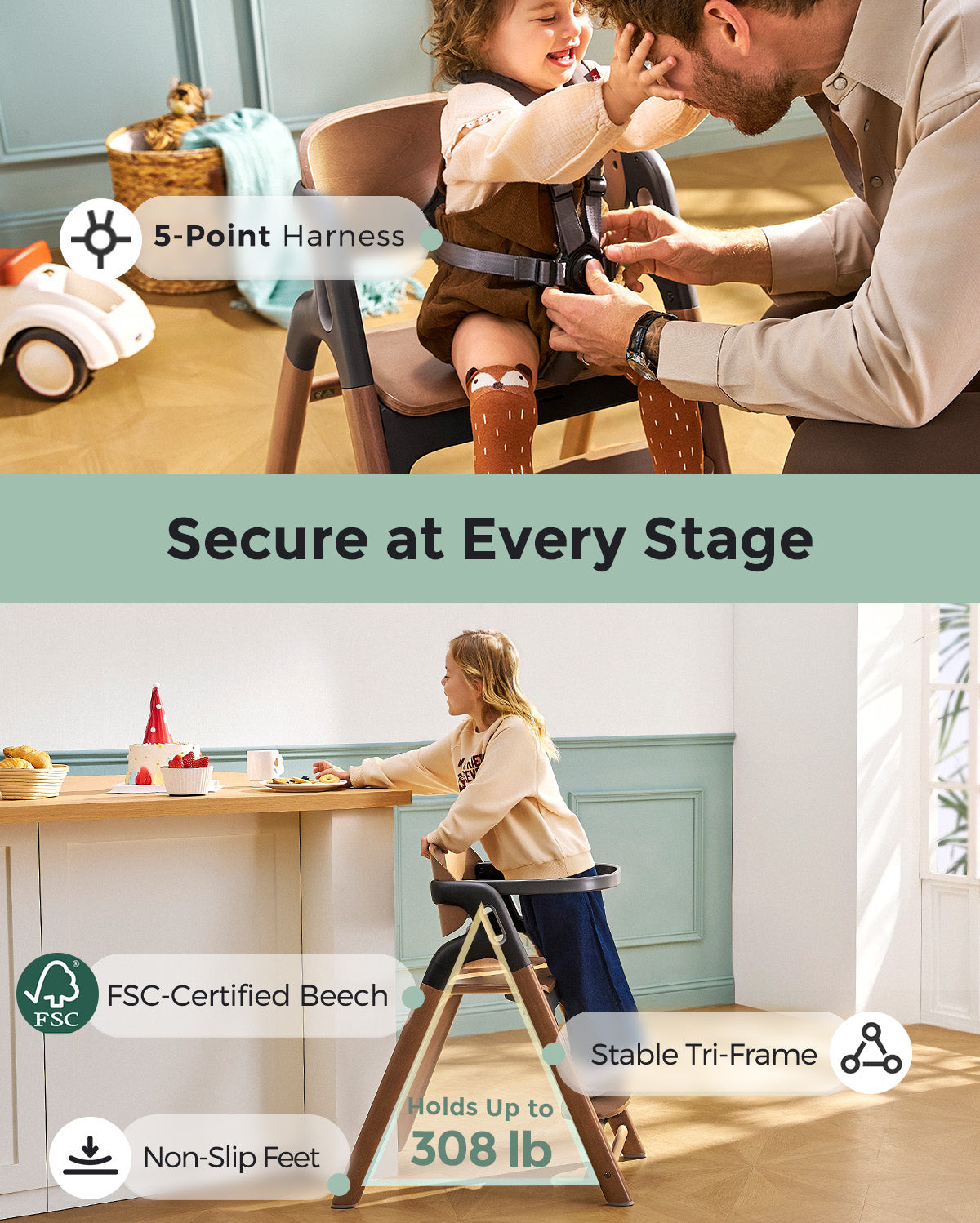 Momcozy DinerPal High Chair