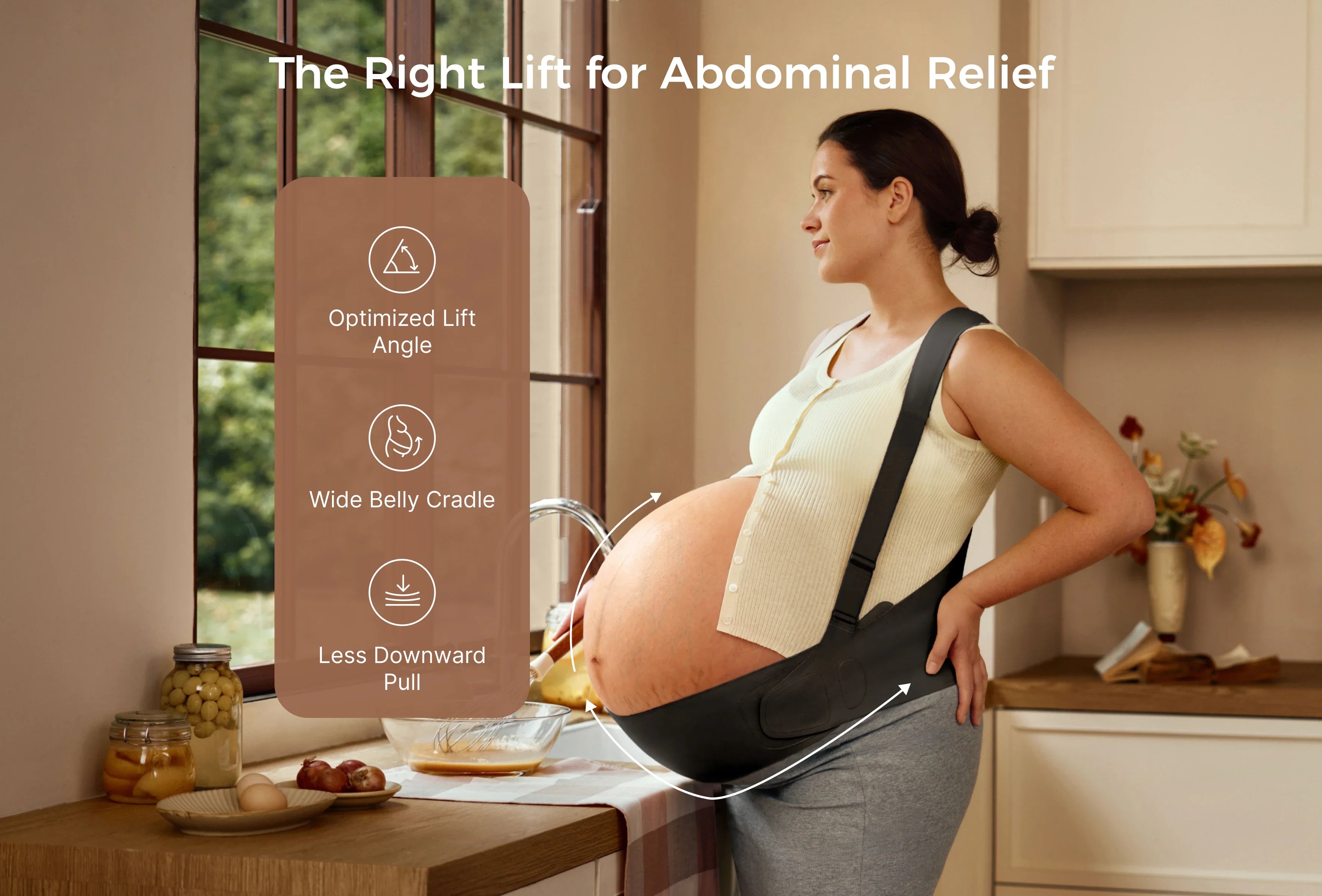Go As You Grow™ Maternity Belly Band - Black