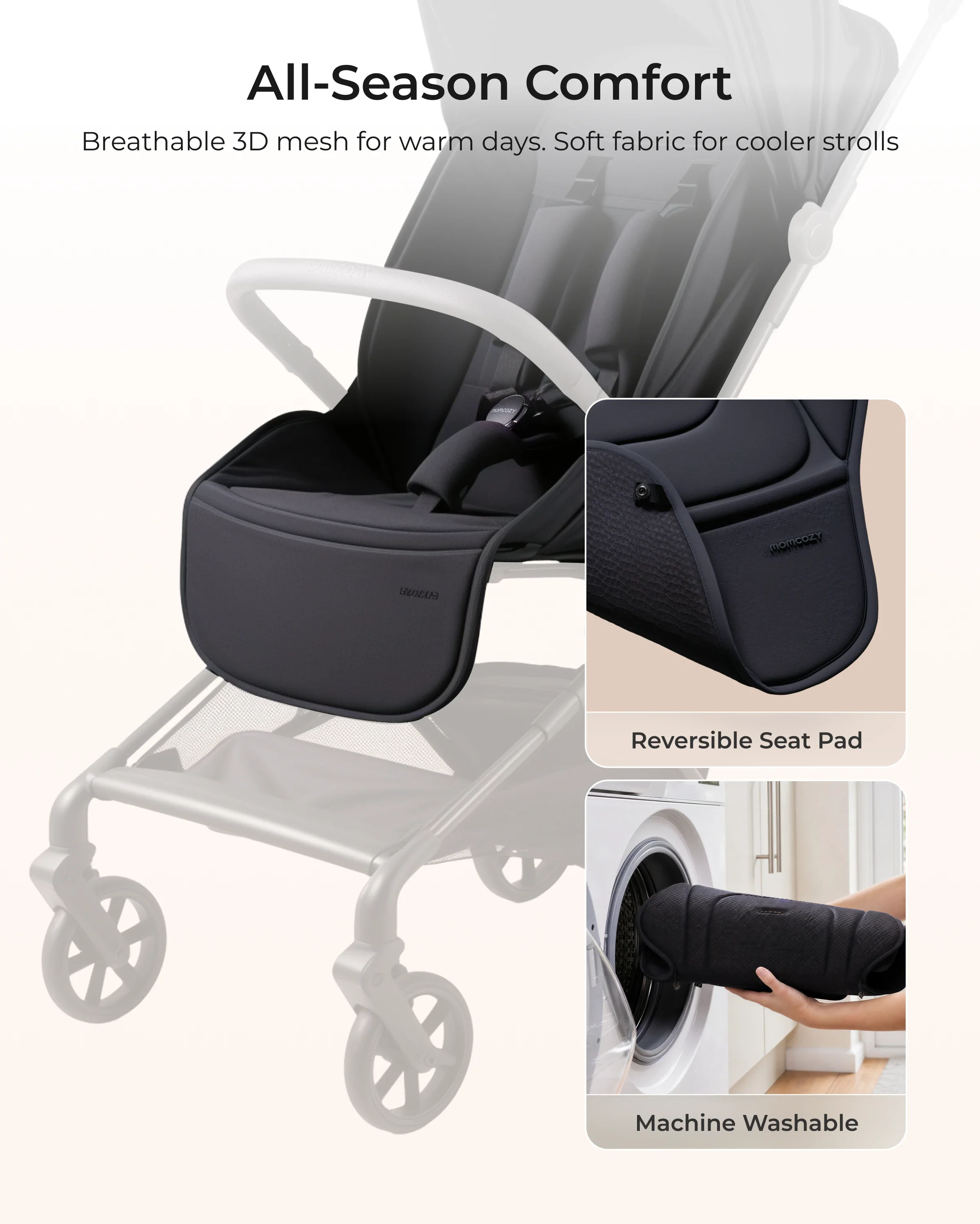 Momcozy Tuckgo Carbon Fiber Travel Stroller