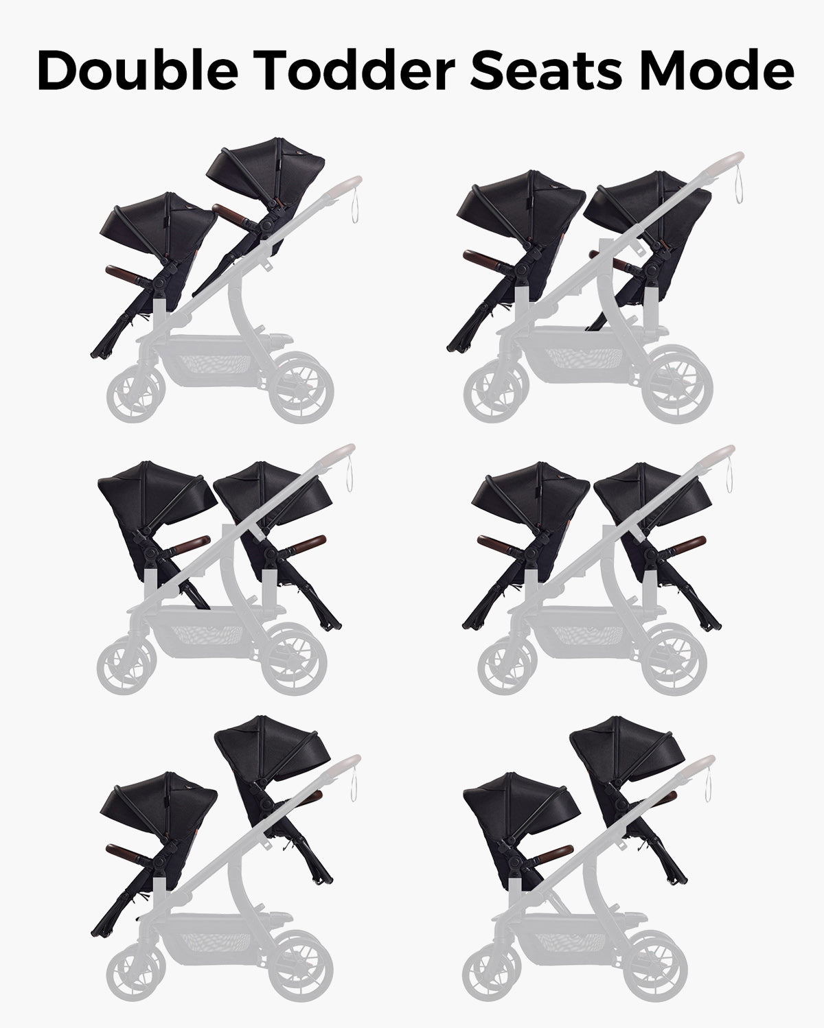 Asiento para niños pequeños para el cochecito de bebé Momcozy ChangeGo