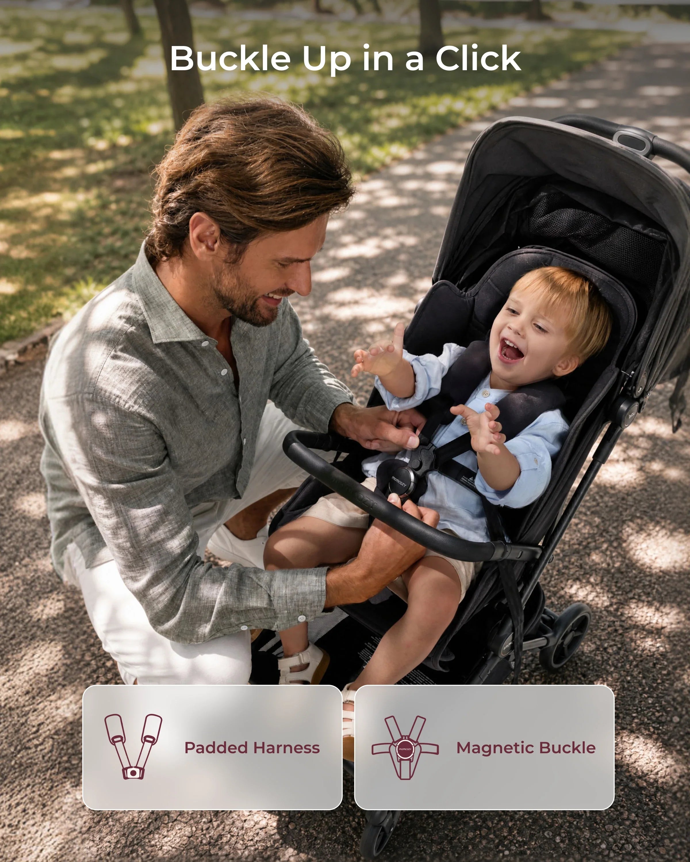 Momcozy Tuckgo Carbon Fiber Travel Stroller